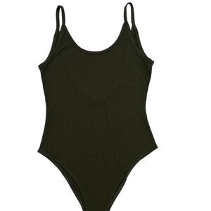 Olive Green Women's Crop Top